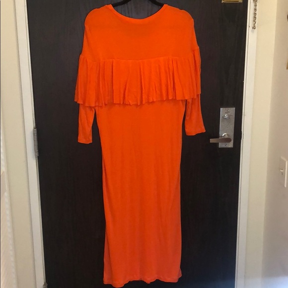 ASOS Ruffle Detail Column Dress - Picture 5 of 9